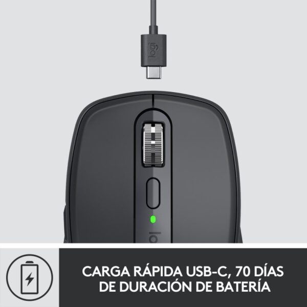 Logitech MX Anywhere 3 Ratón Compacto Inalámbrico 4000DPI Grafito Usado *Sin emb - Imagen 8