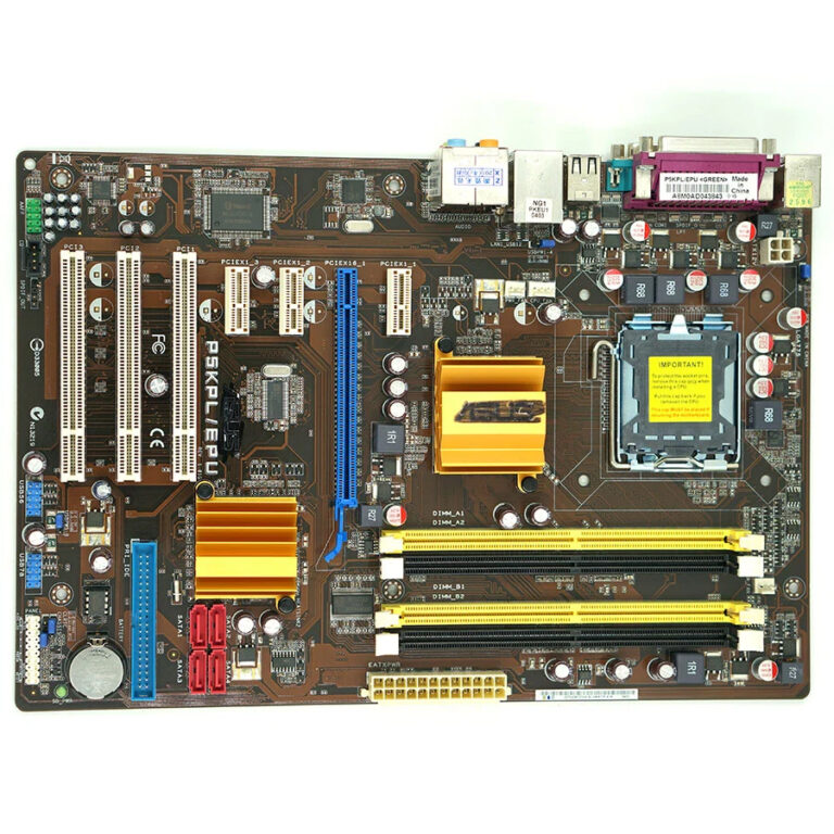 Placa Base ASUS P5KPL/EPU LGA 775/Socket T ATX Usado **Sin embalaje original**