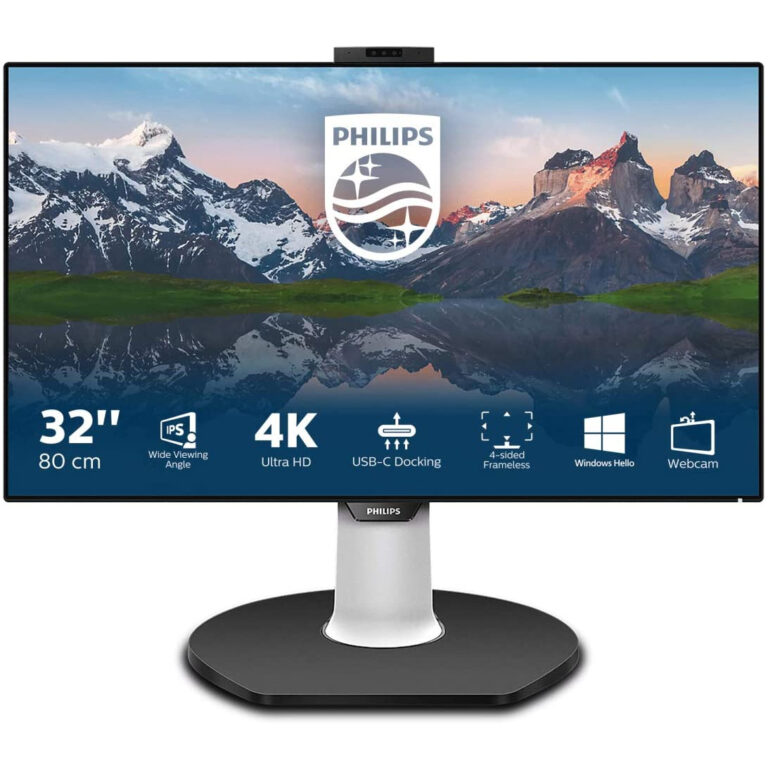 Monitor Philips Brilliance 329P9H/00 31.5'' LED UltraHD 4K con Base USB-C.