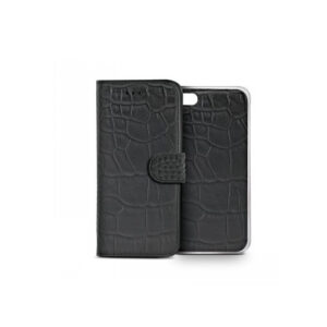 Funda Folio Celly Ambo Crocodile CROCOAIPH6PBK para Apple iPhone 6 plus negro.