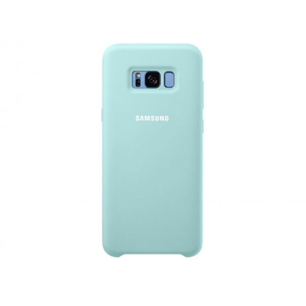 Funda original Samsung de silicona para Samsung Galaxy S8 Plus azul turquesa