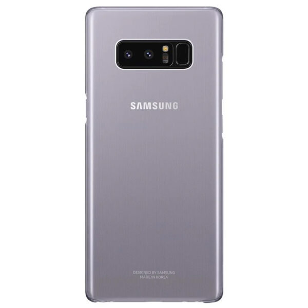 Funda original Samsung Clear Cover para Galaxy Note 8 gris