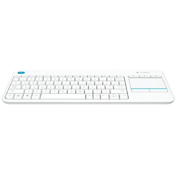 Logitech Wireless Touch White Keyboard K400 Plus Unifying **Sin embalaje original** - Imagen 2