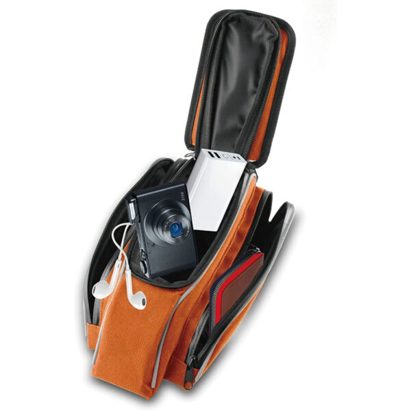 Bolsa para Bicicleta o Moto Muvit MUCHL0046 Smartphone hasta 4,7'' naranja - Imagen 2