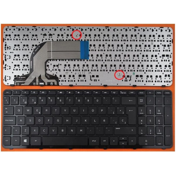 Teclado para Portátil HP PK1314D2A17 G3 en español(ñ) Usado