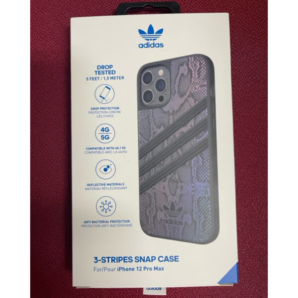 Funda Adidas 3rayas Snap para Apple iPhone 12 Pro Max Serpiente EDICION ESPECIAL
