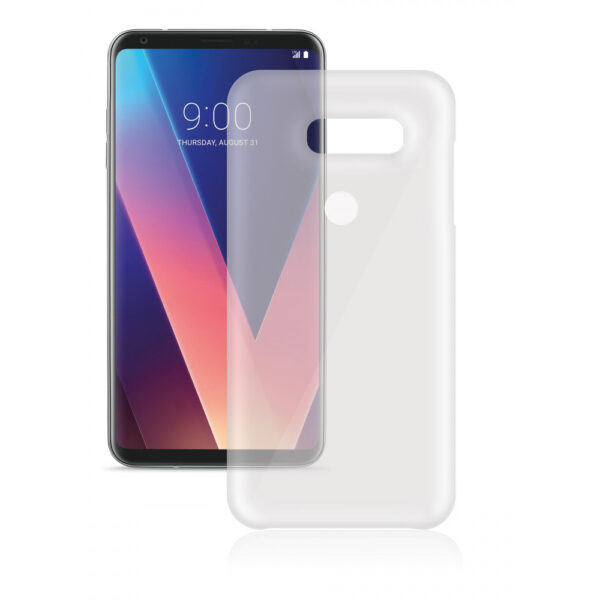 Funda original LG Jelly Cover para LG V30 transparente.