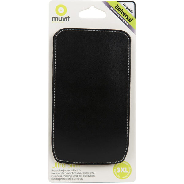 Funda Folio universal Muvit compatible con 5,5'' negra