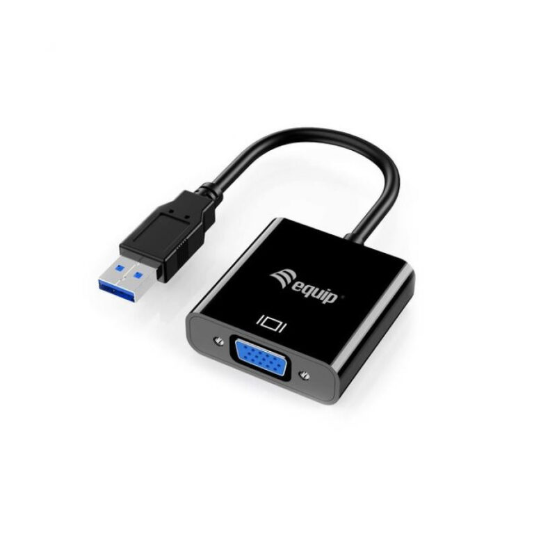 Adaptador Equip 133384 USB 3.0 a VGA 1920 x 1080 60hz negro