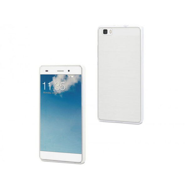 Funda Muvit minigel fina para Huawei P8 Lite transparente. - Imagen 2