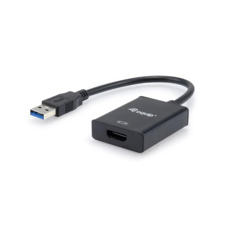 Adaptador Equip 133385 USB 3.0 a HDMI 1920 x 1080 60hz negro