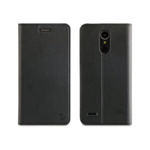 Funda Muvit Folio con Función Soporte y Tarjetero para LG K10 2017 negro