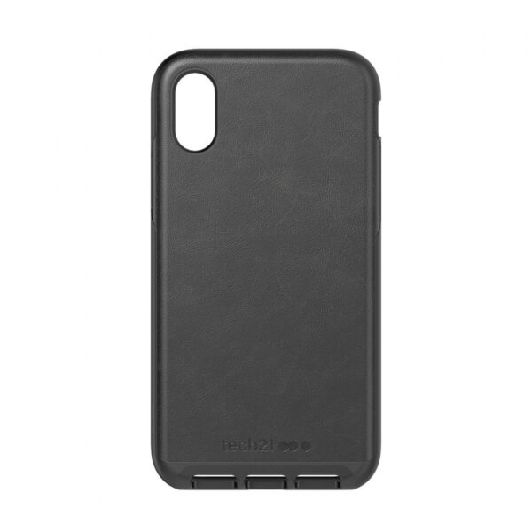 Funda Tech21 Evo Luxe para Apple iPhone X/Xs cuero negro. - Imagen 4