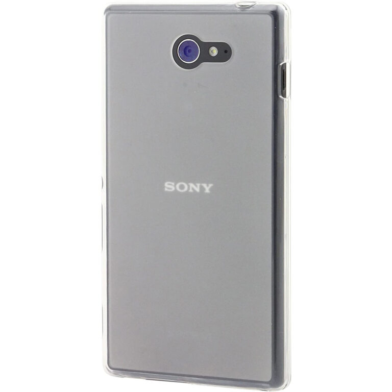Funda Minigel Made For Xperia para Sony Xperia M2 transparente humo.