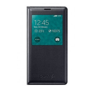 Funda original Samsung S View Cover para Samsung Galaxy S5/S5 Neo color negro.