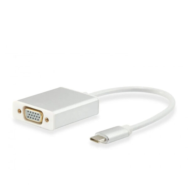 Adaptador Equip 133451 USB-C VGA Blanco