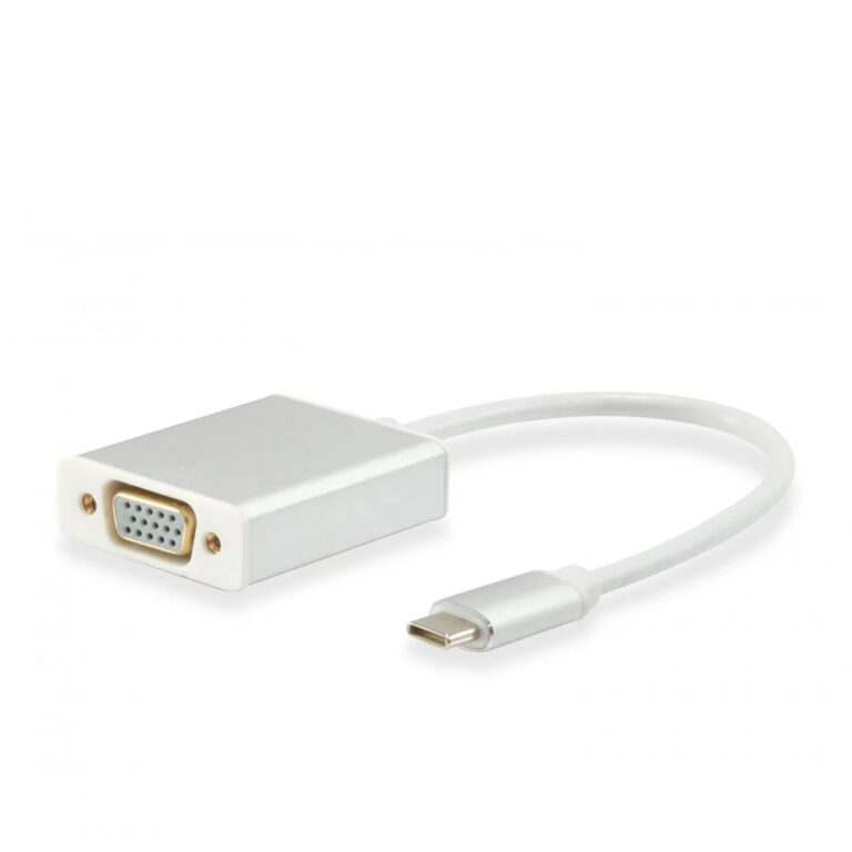 Adaptador Equip 133451 USB-C VGA Blanco