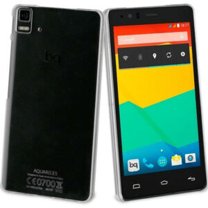 Funda Muvit Cristal para BQ E5 4G transparente.