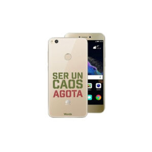 Funda transparente Words WOCT056 Caos para Huawei P8 Lite 2017.