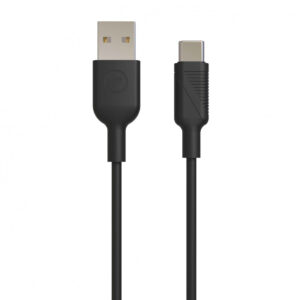 Muvit for change cable USB a Tipo C 3A 1.2m negro