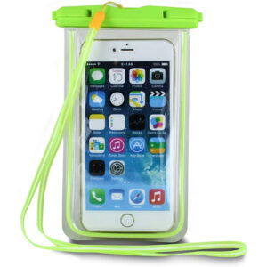 Funda Smartphone acuatica universal hasta 6'' Verde Muvit MUWPC0011