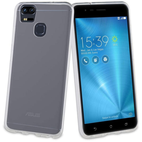 Funda Muvit Crystal Soft para ASUS Zenfone Zoom S transparente. - Imagen 2