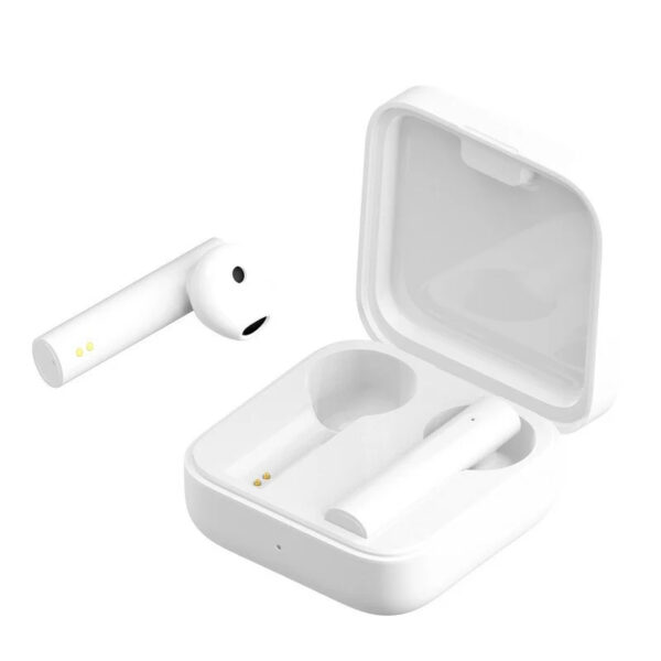 Auriculares Inalámbricos Xiaomi Mi True Wireless Earphones 2 Basic Blanco Usado **Falla auricular derecho, no carga. Para usar solo izquierdo o recambio** - Imagen 3