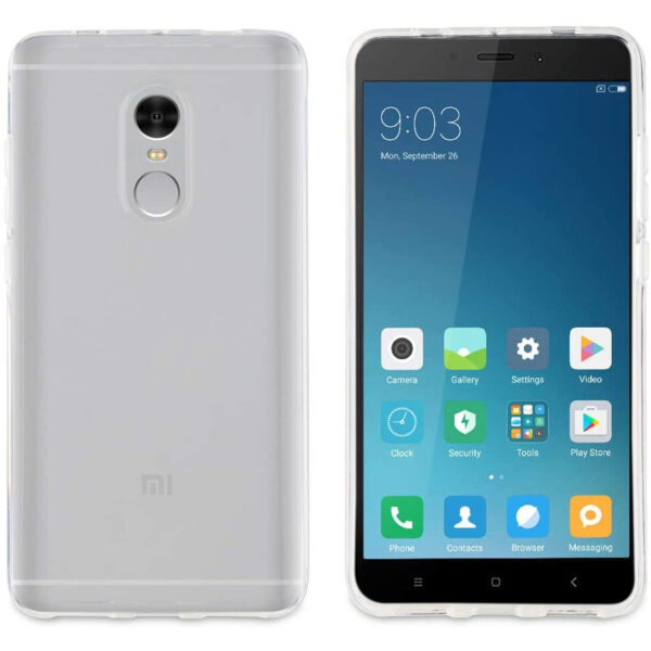 Funda Muvit Crystal Soft para Xiaomi Redmi Note 4 transparente.
