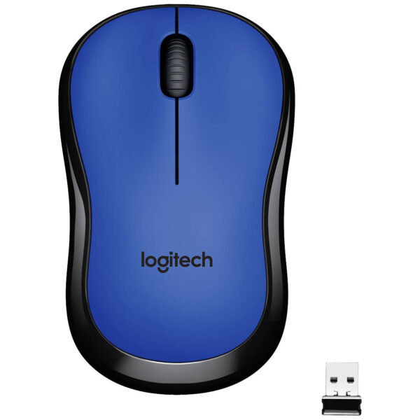 Logitech M220 Silent Ratón Wireless Negro-Azul *Embalaje dañado producto nuevo*