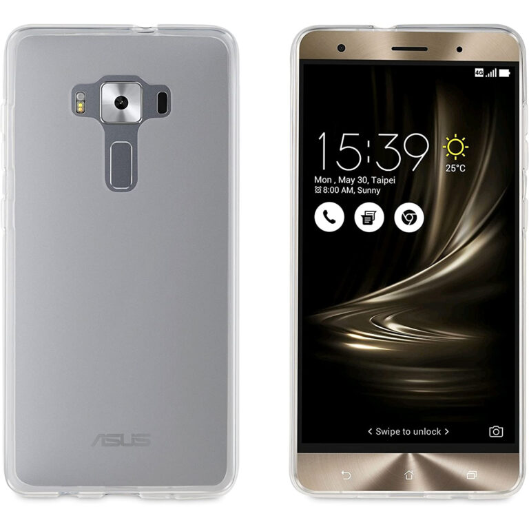 Funda Muvit Cristal Soft para ASUS Zenfone 3 Deluxe (5.7'') Transparente.