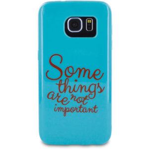 Funda azul Words WOCT030 Some things para Samsung Galaxy S7.