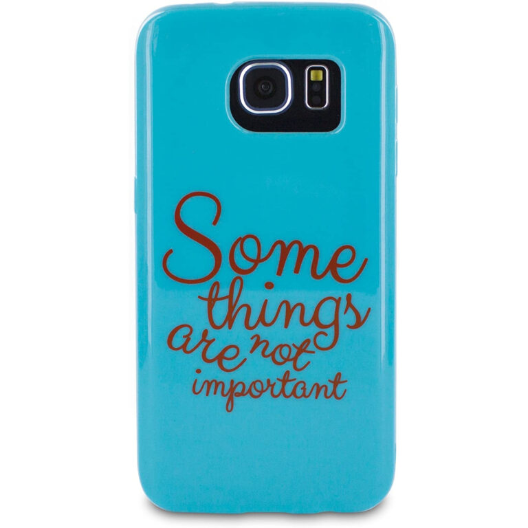 Funda azul Words WOCT030 Some things para Samsung Galaxy S7.