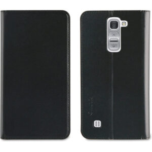 Funda Muvit Folio con Función Soporte y Tarjetero para LG M1 negro.