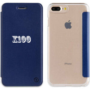 100 Fundas Muvit Life Bling Folio con Marco Turquesa para Apple iPhone 7+/8+/6S+/6+ **Caja con 100 Fundas**