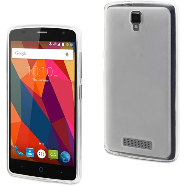 Funda Muvit Crystal Soft para ZTE Blade L5 transparente mate.
