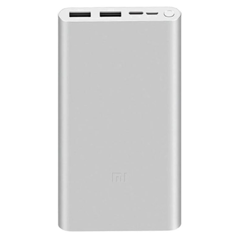 Power Bank Xiaomi Mi 3 10000 mAh 18W Carga rápida 3.0 Plata