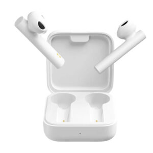 Auriculares Inalámbricos Xiaomi Mi True Wireless Earphones 2 Basic Blanco Usado **Falla auricular derecho, no carga. Para usar solo izquierdo o recambio**