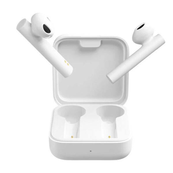 Auriculares Inalámbricos Xiaomi Mi True Wireless Earphones 2 Basic Blanco Usado **Falla auricular derecho, no carga. Para usar solo izquierdo o recambio**