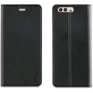 Funda Muvit Folio con Función Soporte y Tarjetero para Huawei P10 negro