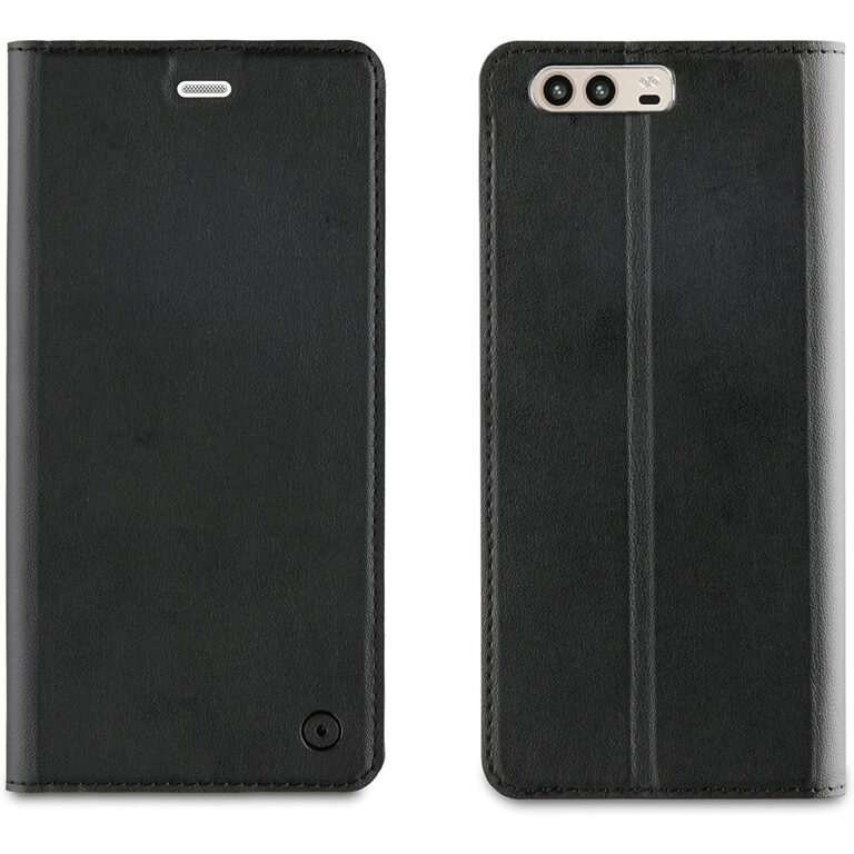 Funda Muvit Folio con Función Soporte y Tarjetero para Huawei P10 negro