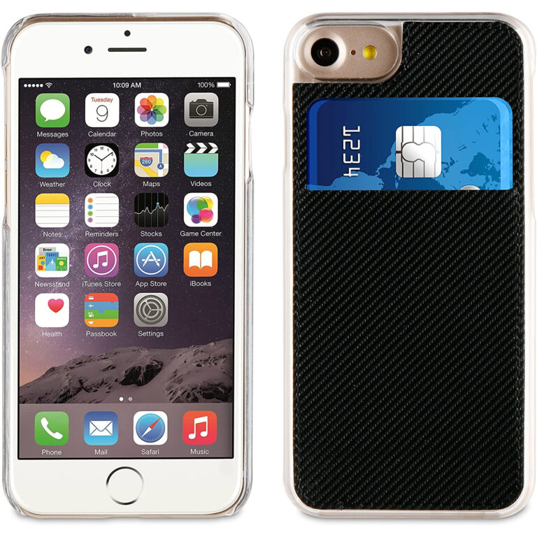 Funda Muvit para Apple iPhone 7/6S/6 (con Tarjetero Vertical) Color Negro