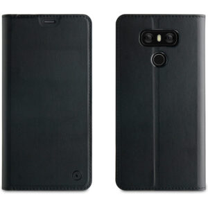 Funda Muvit Folio LG G6 función soporte + tarjetero negra