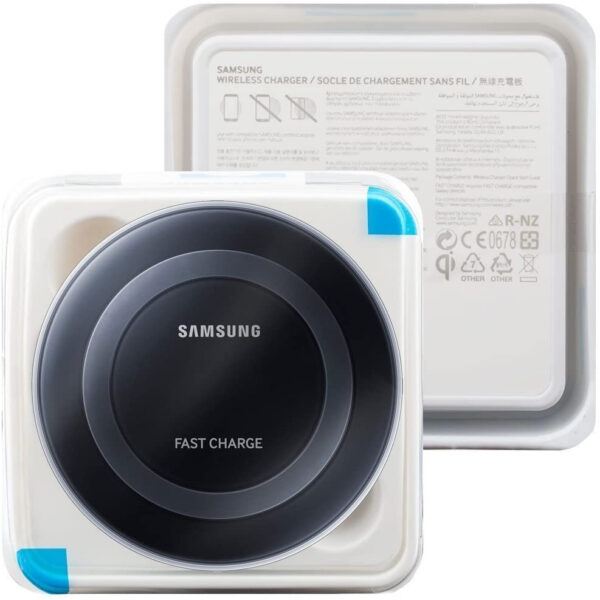 Cargador rápido inalámbrico para smartphone Samsung BT-EPPN920BBEGWW negro - Imagen 4