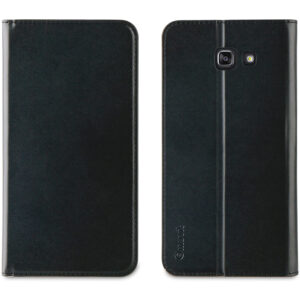 Funda Muvit Wallet Folio con función soporte negra para Samsung Galaxy A7 2016.