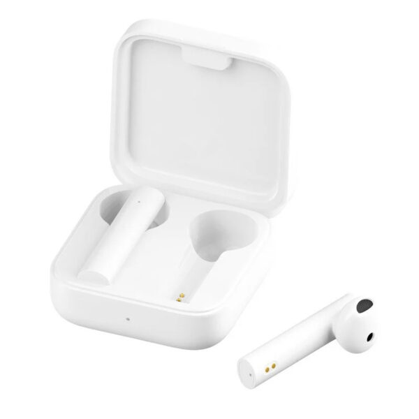 Auriculares Inalámbricos Xiaomi Mi True Wireless Earphones 2 Basic Blanco Usado **Falla auricular derecho, no carga. Para usar solo izquierdo o recambio** - Imagen 2