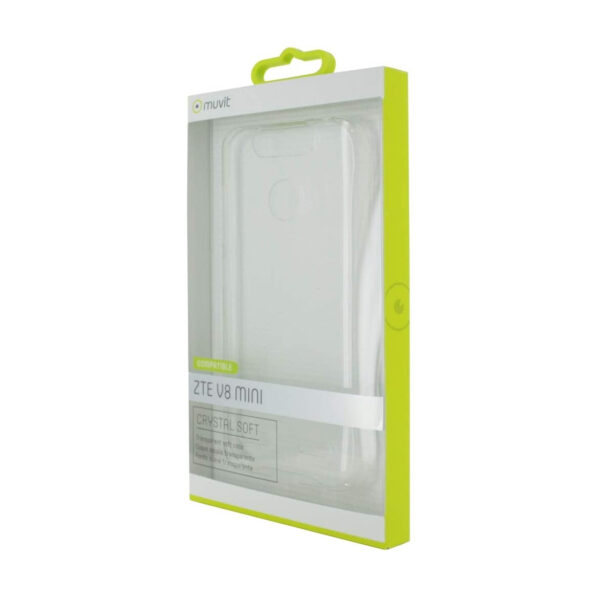 Funda Muvit Crystal Soft para ZTE V8 Mini transparente - Imagen 3