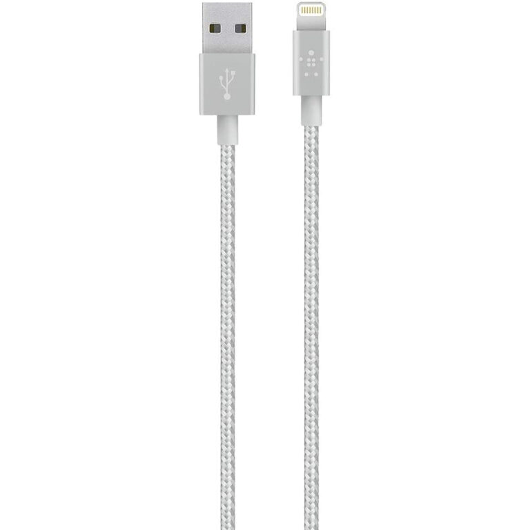 Belkin MIXIT Cable metálico de Lightning a USB para iPhone 1,2m plateado