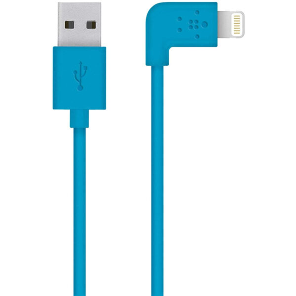 Cable Belkin Plano Apple Macho - USB A Macho, 1.2 Metros Azul