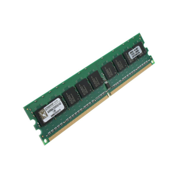 Módulo de memoria Kingston ValueRAM 1GB 240-Pin DDR2-667 SDRAM ECC PC25300 Usada