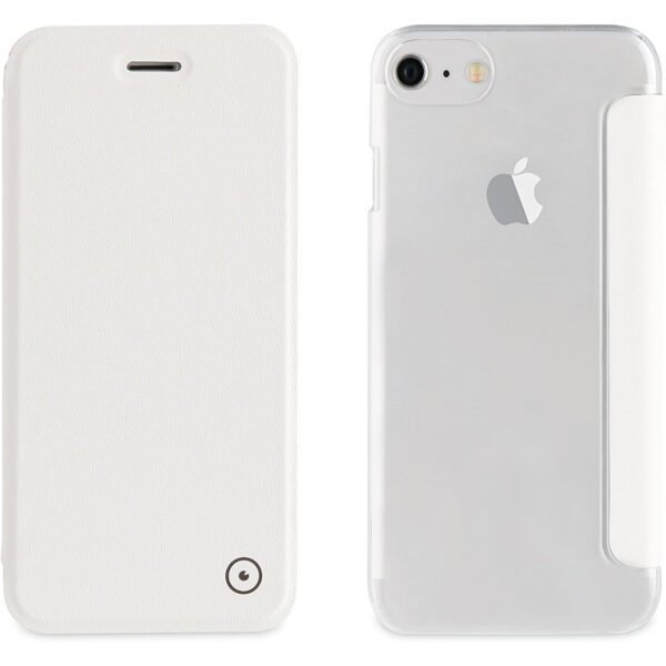 Funda de Libro Billetera Cristal Muvit para Apple Iphone 6/6s/7/8 Blanco